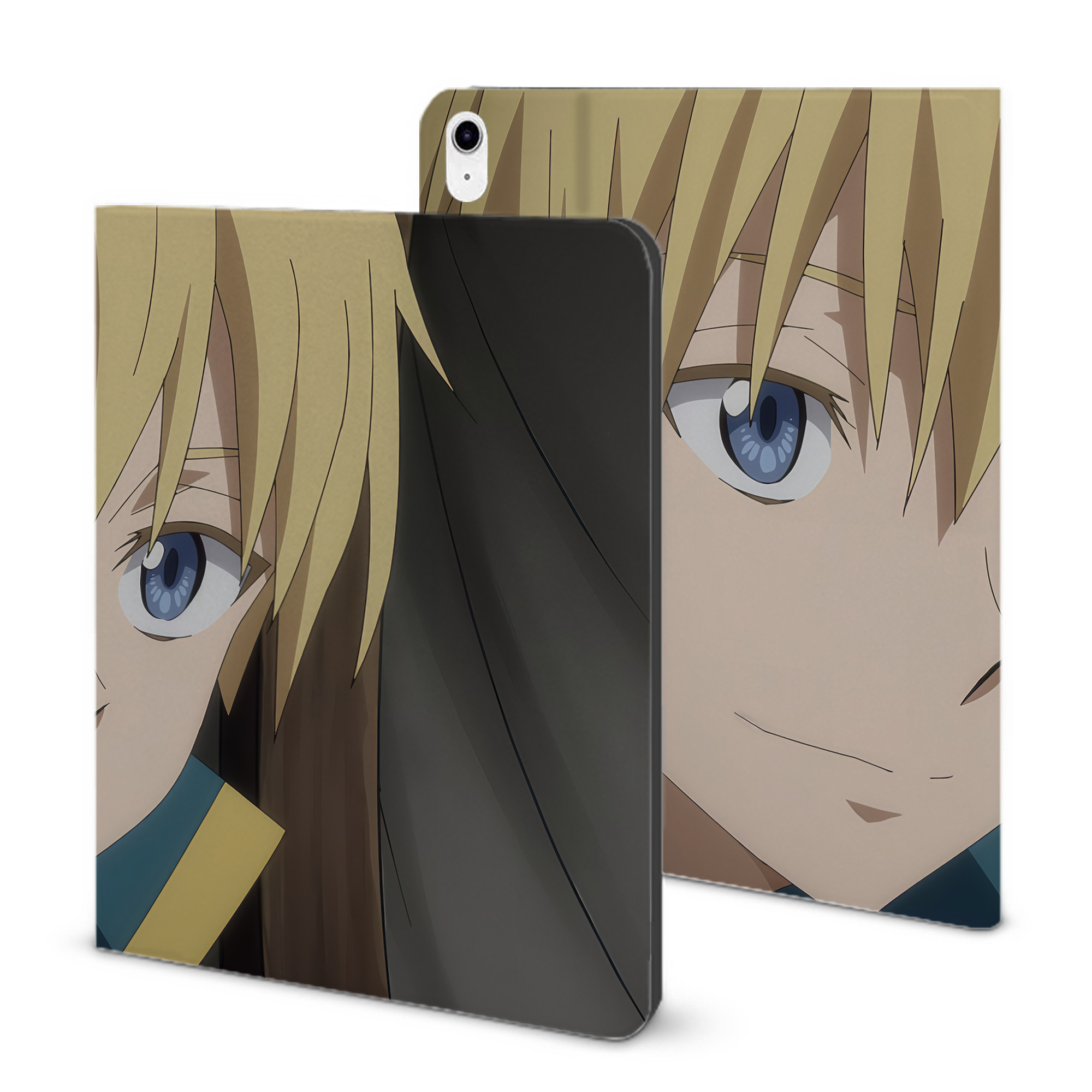 （画像用） 転スラ Regarding Reincarnated to Slime IPad ケース ブック型 PUレザー TPU 耐衝撃 軽量 薄型 ペン収納なし 全面保護 IPad 各モデル対応